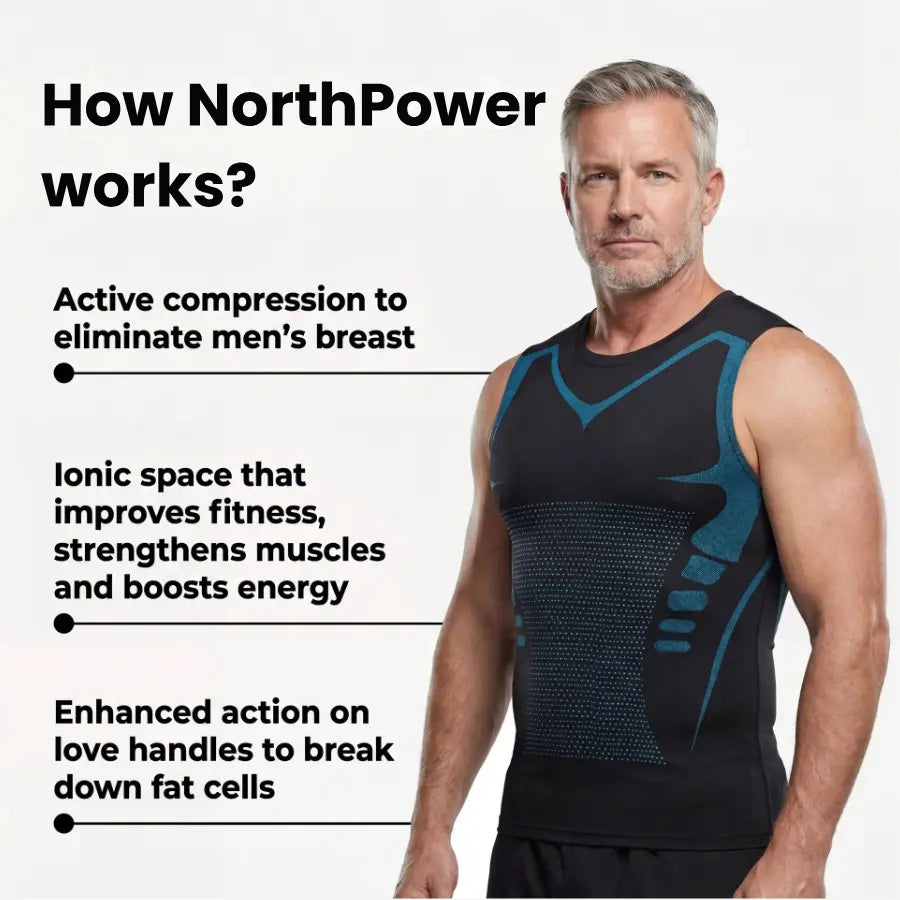 Peto Men's Sculpting Compression Vest