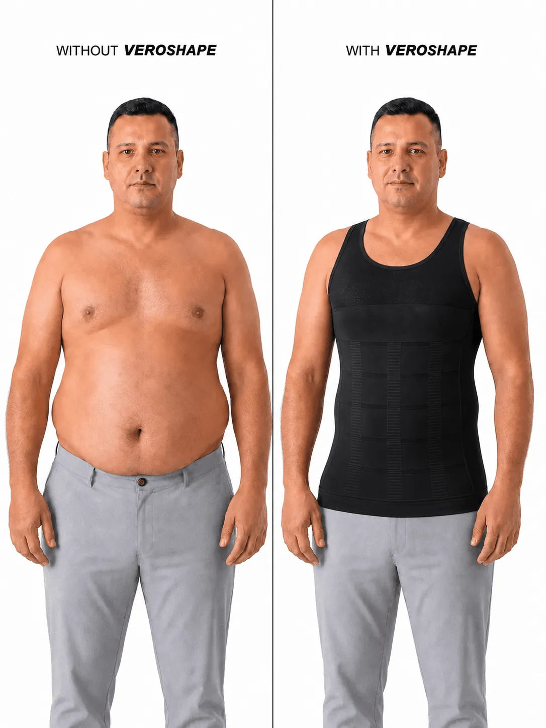 Peto Men's Slimming Compression Tank